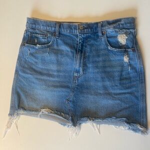 Abercrombie & Fitch Blue Denim Skirt